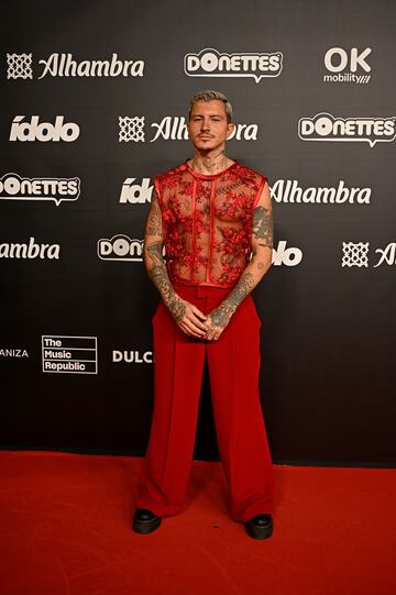 La alfombra roja de los premios Ídolo