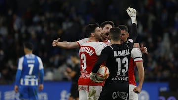 Partido Deportivo de La Coru&ntilde;a - Racing de Santander. alegria racing