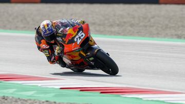 25 Fernandez Raul (esp), Red Bull KTM Ajo, Kalex, action during the 2021 Moto 2 Austrian Grand Prix from August 13 to 20, 2021 on the Red Bull Ring, in Spielberg, Austria - Photo Studio Milagro / DPPI
 AFP7 
 13/08/2021 ONLY FOR USE IN SPAIN