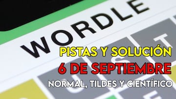 Wordle hoy 6 de septiembre