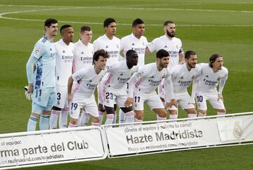 Once inicial del Real Madrid