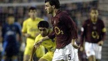 <b>CONCENTRADOS.</b> El jugador español señala a Riquelme como el jugador más decisivo.