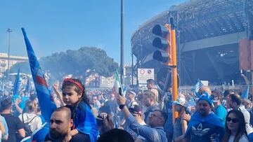 Locura absoluta: así se vivió la celebración del Scudetto en Nápoles