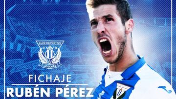 El Legan¨¦s hace oficial el fichaje de Rub¨¦n P¨¦rez por cuatro a?os