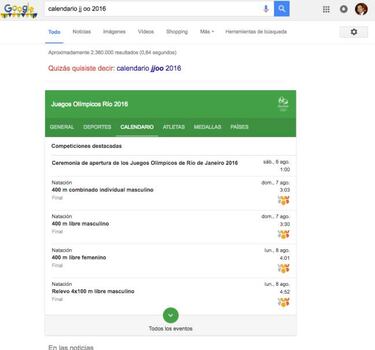 Descubre el calendario de Río 2016 de cada país, deporte o atleta