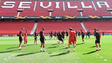 El Sevilla-Roma, suspendido.