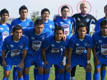 Otra foto más de Hector Miguel Herrera, aquí junto a William Yarbrough, portero del Club León.