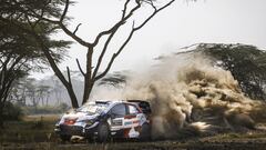 01 Sebastien OGIER (FRA), Julien INGRASSIA (FRA), TOYOTA GAZOO RACING WRT, TOYOTA Yaris WRC, action during the 2021 Safari Rally Kenya, 6th round of the 2021 FIA WRC, FIA World Rally Championship, from June 24 to 27, 2021 in Nairobi, Kenya - Photo Fran&ccedil;ois Flamand / DPPI
 AFP7 
 26/06/2021 ONLY FOR USE IN SPAIN