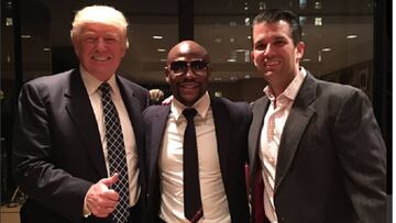 La curiosa visita de Mayweather al presidente Donald Trump