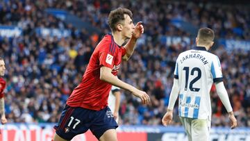 Budimir celebra su tanto. 

Gol Unai Lopez ALEGRIA