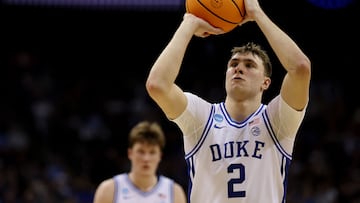 The 6ft 9in sensation has starred for the Duke Blue Devils in his freshman year and has led his team to the final four.
