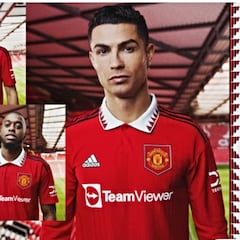 Wantaway Cristiano Ronaldo stars in new Man United kit launch
