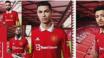 Wantaway Cristiano Ronaldo stars in new Man United kit launch