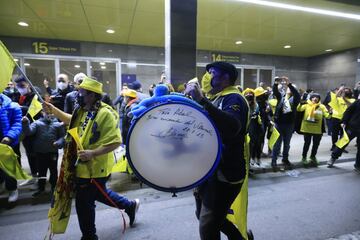 Aficionados del Villarreal.