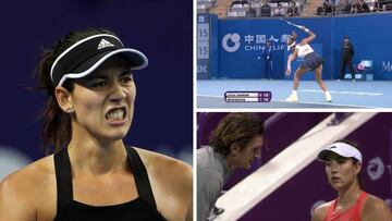 De romper raquetas a contestar a su entrenador: los enfados más sonados de Muguruza