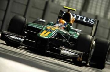 Gutiérrez en el 2011 dio el salto al GP2 con Lotus ART