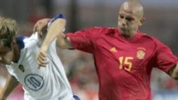 <b>SU ÚNICO PARTIDO</b>. Mostovoi jugó ante España y será su único y último partido en este Eurocopa.