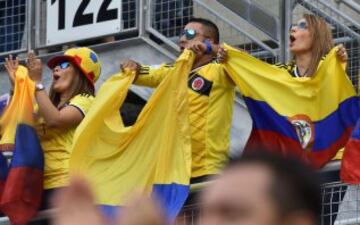 Color y belleza en la previa del duelo de Chile y los cafetaleros