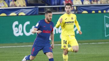 28/02/21 PARTIDO PRIMERA DIVISION
 VILLARREAL - ATLETICO DE MADRID
 KOKE TRIGUEROS 