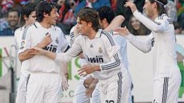 <b>PRECEDENTE. </b>El Madrid goleó en el último parón al Sporting (0-4).