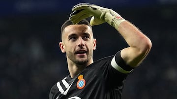 El guardameta espanyolista cumplió hasta el último segundo. Un buen partido de Joan García que ayudó a que su equipo consiguiera la permanencia.