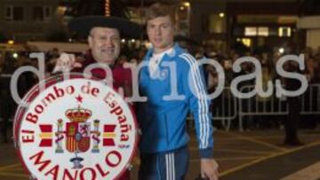 Manolo 'El del Bombo' a Toni Kroos: "Os vamos a ganar"