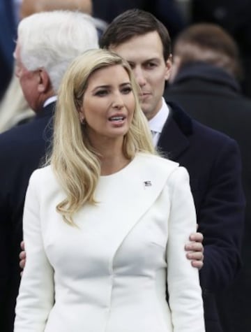 Ivanka y Tiffany Trump lucen de blanco en la toma de posesión