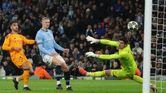 Haaland rompe su sequía ante el Real Madrid con doblete en Champions League