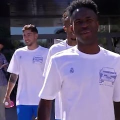 El cámara enfoca a Vinicius y el brasileño le suelta esto: se hará viral seguro