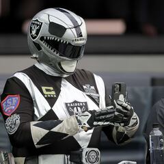 What is Raider Rusher, the Las Vegas Raiders mascot, supposed to be?