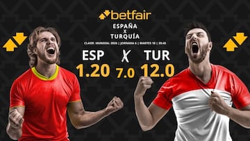 España vs. Turquía: horario, dónde ver, pronósticos y clasificación