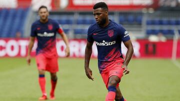 Lemar, durante el partido contra el Feyenoord.