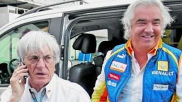 <b>AMIGOS. </b>Bernie y Flavio tienen una buena amistad, pero discrepan en el reparto de los ingresos.