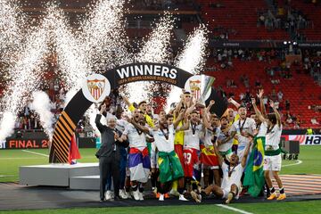 El Sevilla campeón de la Europa League por séptima vez en su historia.