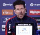 Simeone: "La dirección deportiva trabaja en si viene un '9' o no..."