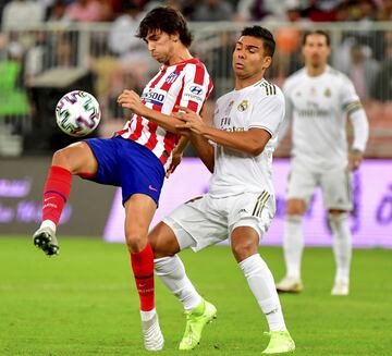 Joao Félix y Casemiro.