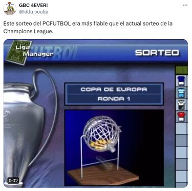 Los mejores memes del sorteo de Champions League