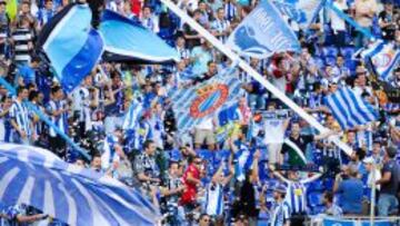 La afici&oacute;n del Espanyol aguarda impaciente el derbi del s&aacute;bado.