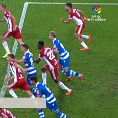 Expulsado por un tortazo Montero, jugador del Atlético cedido en el Depor