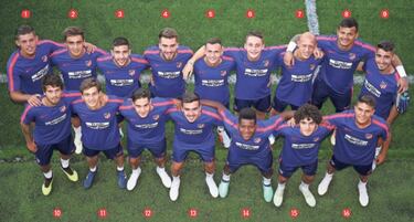 Los 16 canteranos est¨¢n convenciendo a Simeone