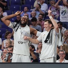 El Madrid sentencia a triple limpio con Okeke desde su pista