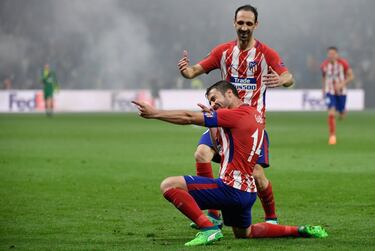 El gran capitán del Atlético jugó 79 partidos europeos con el Atlético (dos goles). Criado en la casa, tuvo que salir cedido para mostrar su categoría. Gabi marcó una etapa a las órdenes de Simeone. Ganó dos Europa League (en la segunda marcó el 3-0 en la final ante el Marsella) y una Supercopa de Europa. Disputó las dos finales de Champions, de Lisboa y Milán, perdidas ante el Real Madrid. También jugó una semifinal de Champions ante el eterno rival. Su debut europeo fue el 17 de julio de 2004 ante el Zlin, con victoria por 2-4. En su palmarés, además de los trofeos europeos, hay una Liga, una Copa y una Supercopa de España. 