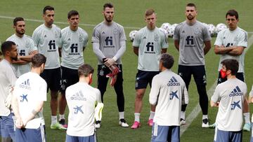 03/06/21 PREPARACION EUROCOPA 2020
PREVIA AMISTOSO
ESTADIO WANDA METROPOLITANO ENTRENAMIENTO
SELECCION ESPAÑOLA ESPAÑA - PORTUGAL
CHARLA GRUPO LUIS ENRIQUE