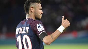 Neymar marca su primer doblete en el festival ofensivo del PSG