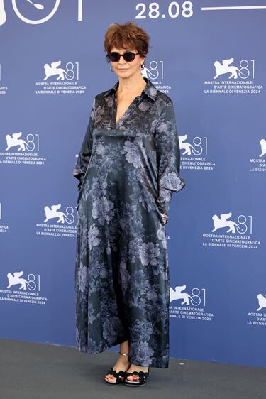 Laura Morante durante el Festival Internacional de Cine de Venecia celebrado en el Lido de Venecia.