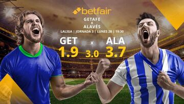 Getafe CF vs. Deportivo Alavés: horario, TV, estadísticas, clasificación y pronósticos