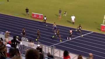 Usain Bolt's under-18 200m record broken by US junior