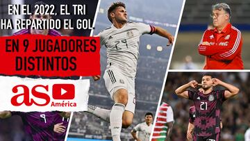 En el 2022, El Tri ha repartido el gol en 9 jugadores distintos