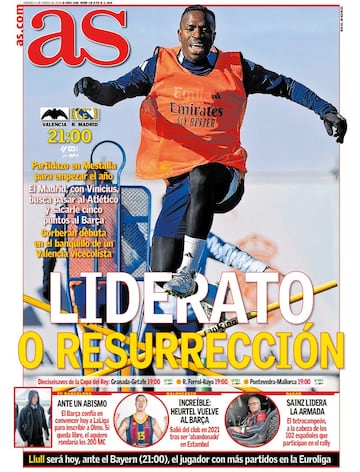 Las portadas de AS de enero