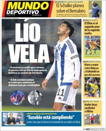 Portadas de la prensa mundial